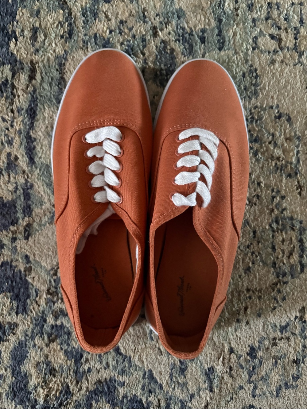 Universal Threads Orange Canvas Sneakers